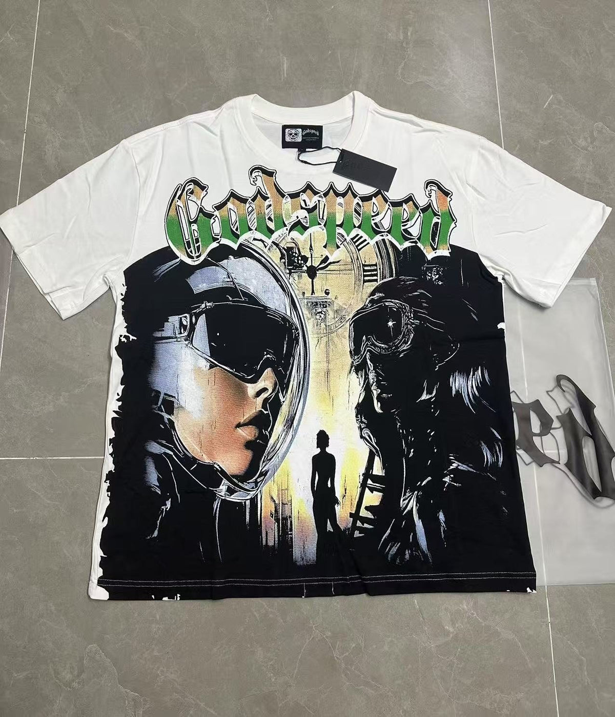 Godspeed Fortis Fortuna Graphic T-Shirt — front