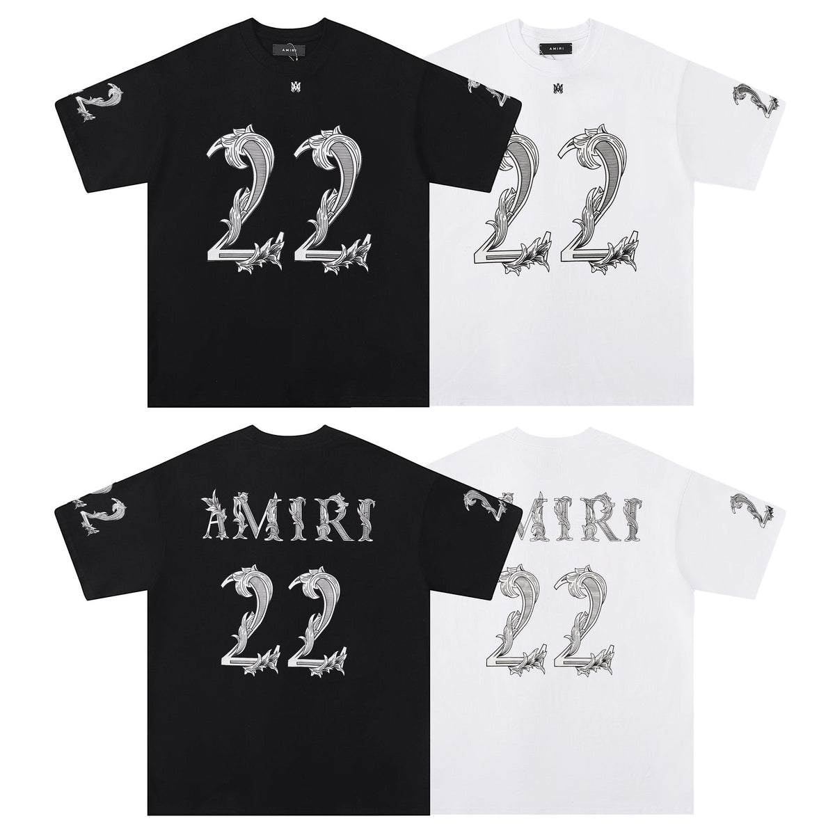 AMIRI Number Graphic Short-Sleeve T-Shirt — comparison