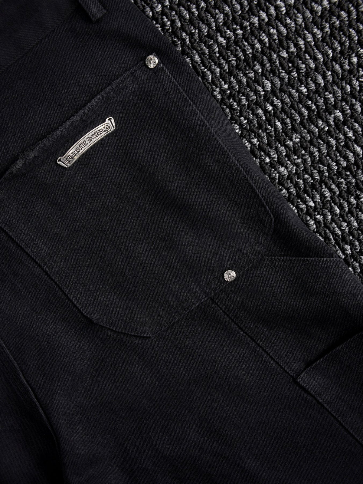 Chrome Hearts Black Utility Shorts — detail
